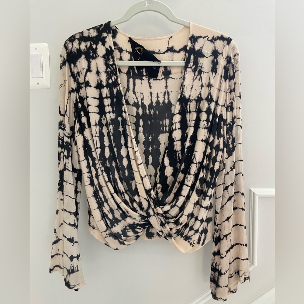 Blue Life Tie-Dye Top